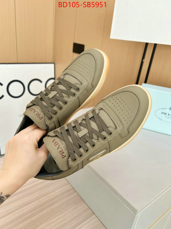 Men shoes-Prada fake aaaaa ID: SB5951 $: 105USD