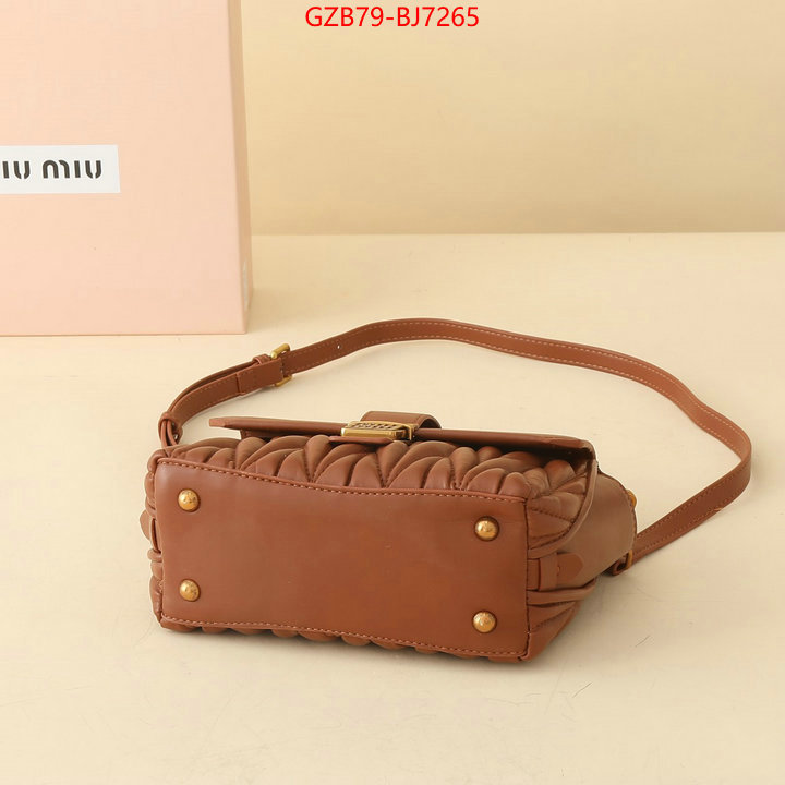 Miu Miu Bags(4A)-Handbag- buy the best high quality replica ID: BJ7265 $: 79USD,