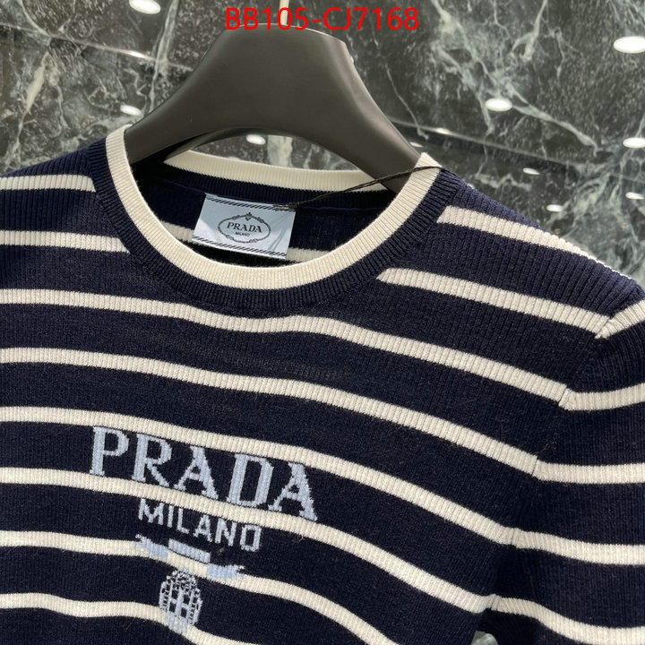 Clothing-Prada highest quality replica ID: CJ7168 $: 105USD