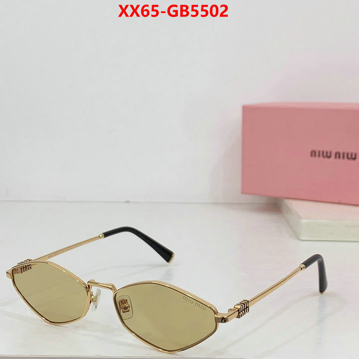 Glasses-Miu Miu replica 1:1 high quality ID: GB5502 $: 65USD