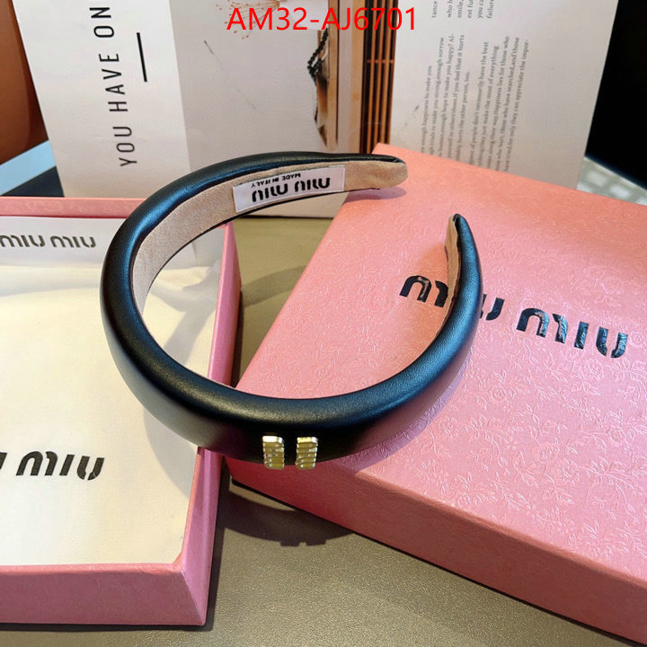 Hair band-MIU MIU wholesale designer shop ID: AJ6701 $: 32USD