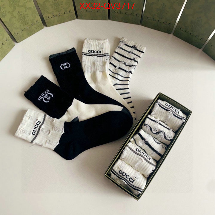 Sock-Gucci the highest quality fake ID: QV3717 $: 32USD