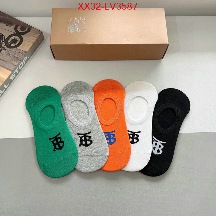 Sock-Burberry best fake ID: LV3587 $: 32USD