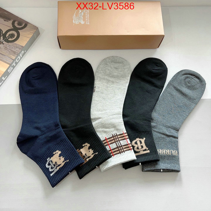 Sock-Burberry shop the best high authentic quality replica ID: LV3586 $: 32USD