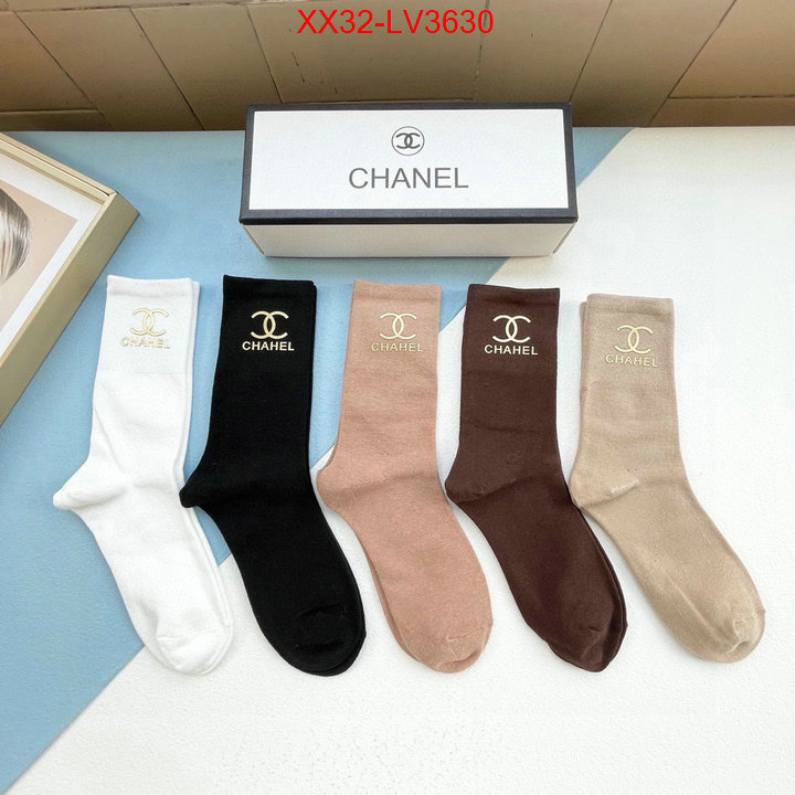 Sock-Chanel wholesale replica shop ID: LV3630 $: 32USD