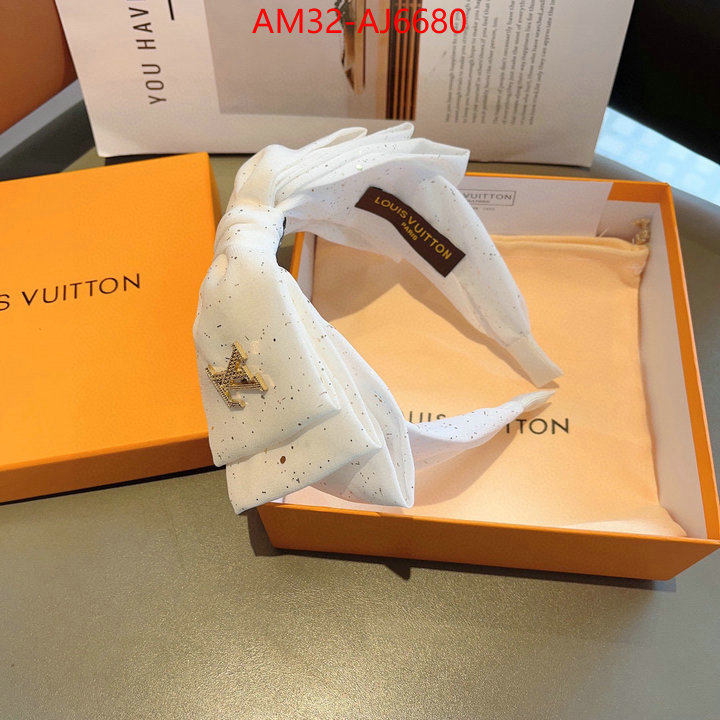 Hair band-LV designer fashion replica ID: AJ6680 $: 32USD