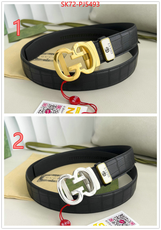 Belts-Gucci how to buy replcia ID: PJ5493 $: 72USD