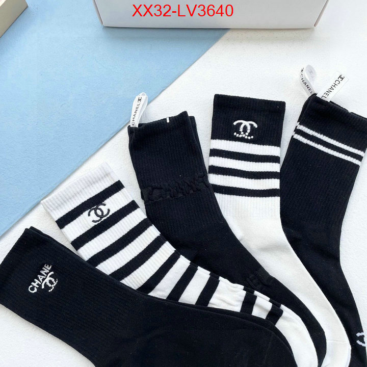 Sock-Chanel outlet sale store ID: LV3640 $: 32USD