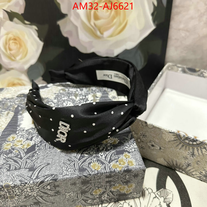 Hair band-Dior high quality ID: AJ6621 $: 32USD