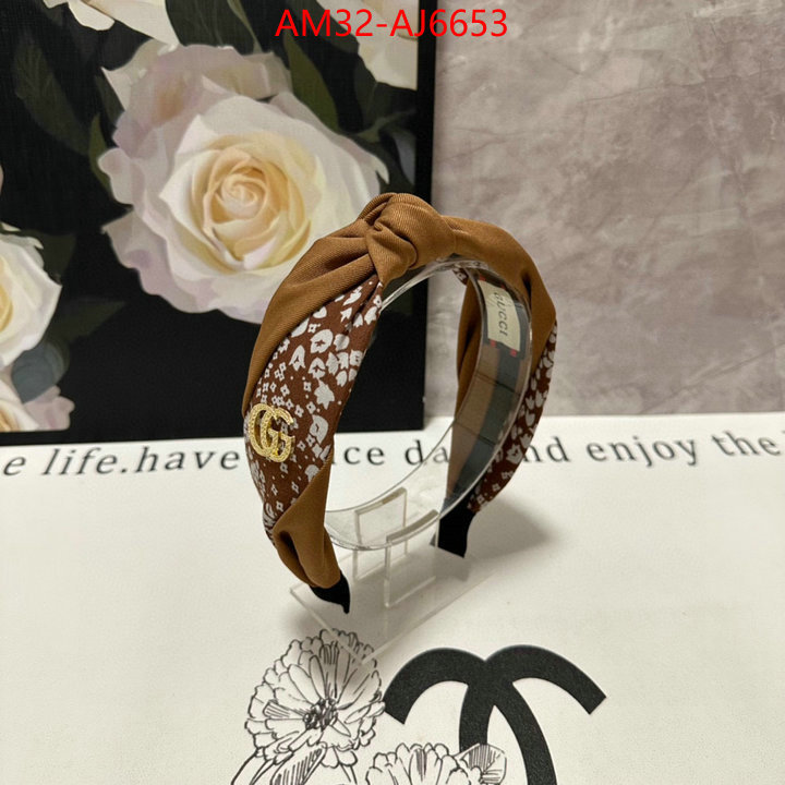 Hair band-Gucci how can i find replica ID: AJ6653 $: 32USD