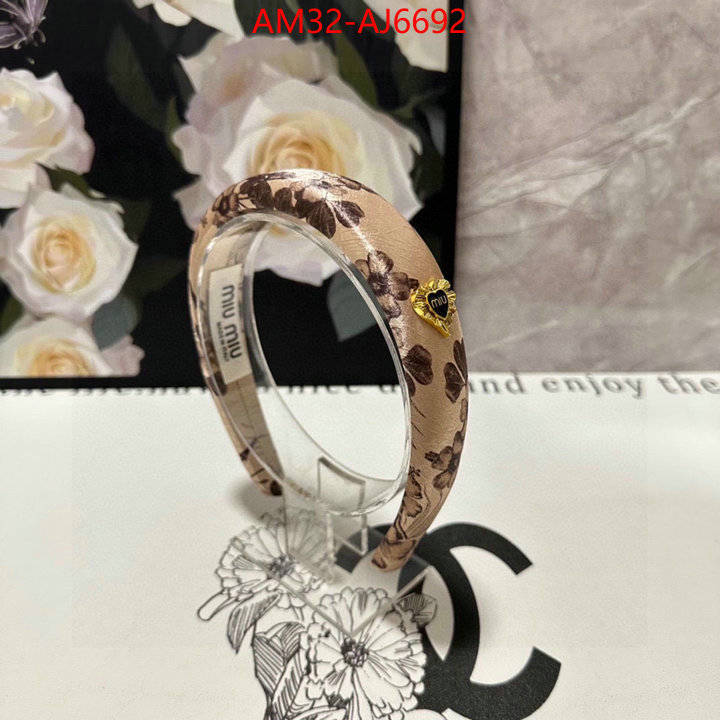 Hair band-MIU MIU replica designer ID: AJ6692 $: 32USD