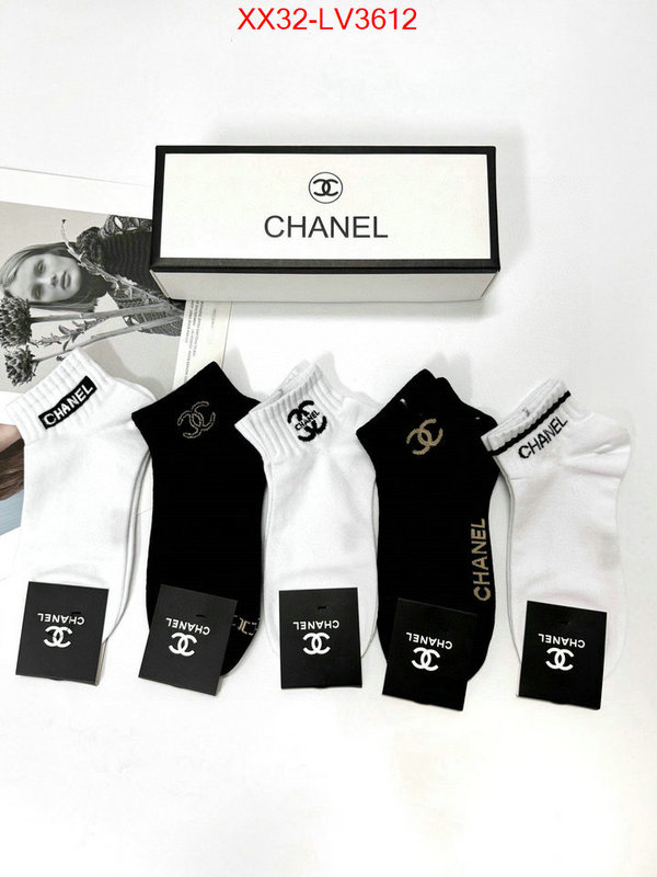 Sock-Chanel designer wholesale replica ID: LV3612 $: 32USD