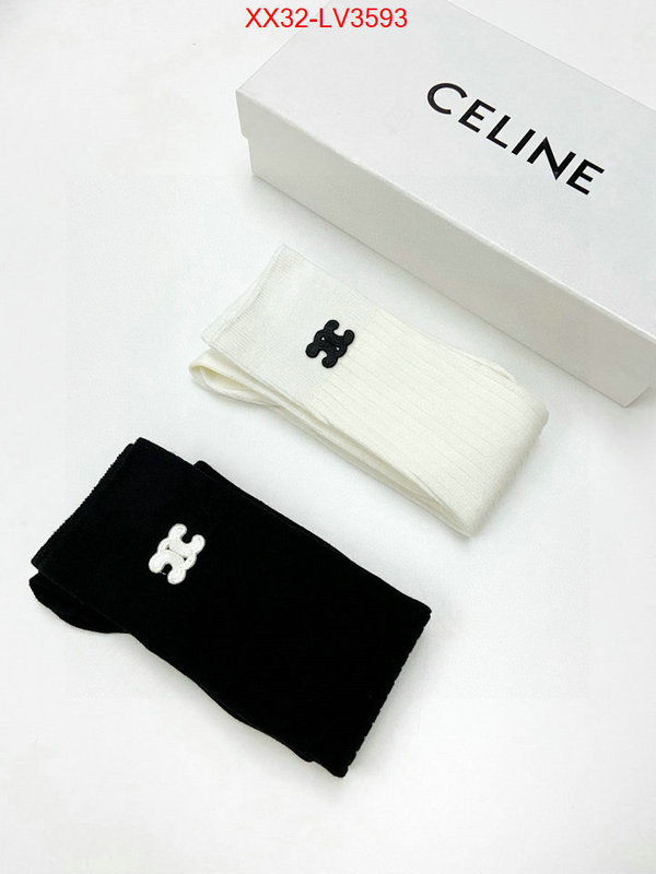 Sock-CELINE buy cheap ID: LV3593 $: 32USD