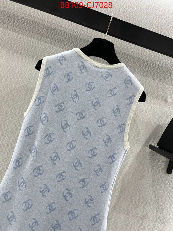 Clothing-Chanel where should i buy to receive ID: CJ7028 $: 109USD