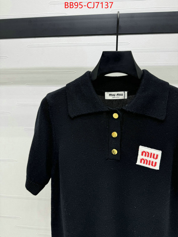 Clothing-MIU MIU website to buy replica ID: CJ7137 $: 95USD