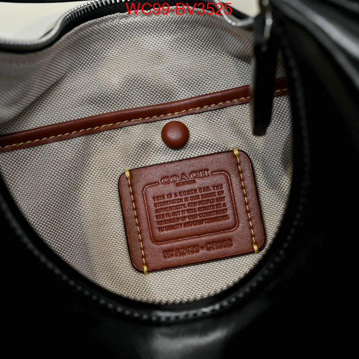 Coach Bags(4A)-Handbag- mirror copy luxury ID: BV3525 $: 99USD,