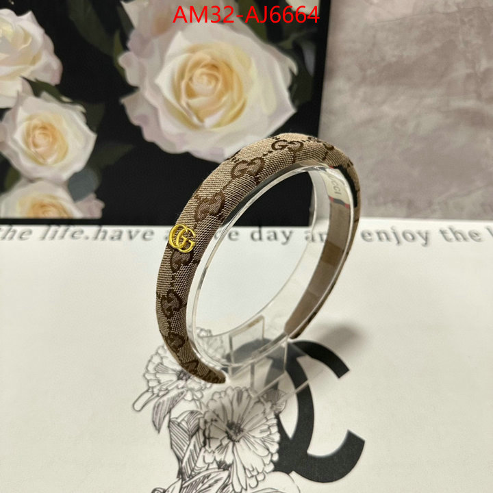 Hair band-Gucci fake high quality ID: AJ6664 $: 32USD