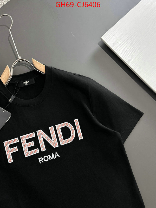 Clothing-Fendi 2024 perfect replica designer ID: CJ6406 $: 69USD