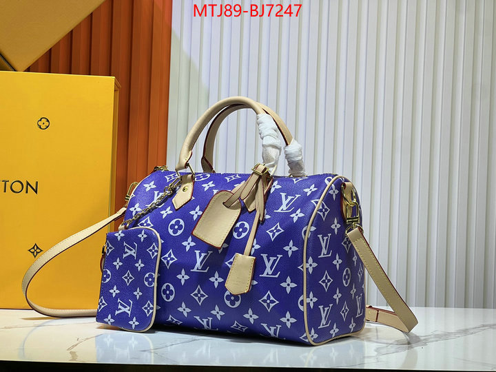 LV Bags(4A)-Speedy- aaaaa replica ID: BJ7247 $: 89USD,