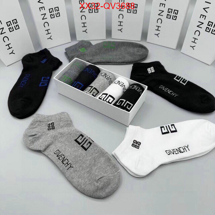 Sock-Givenchy highest product quality ID: QV3688 $: 32USD