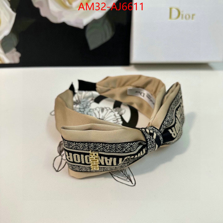 Hair band-Dior knockoff highest quality ID: AJ6611 $: 32USD