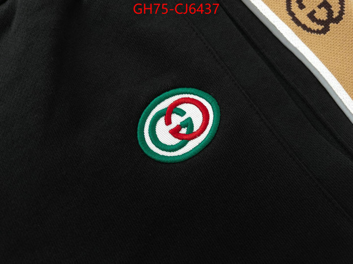 Clothing-Gucci high quality replica designer ID: CJ6437 $: 75USD