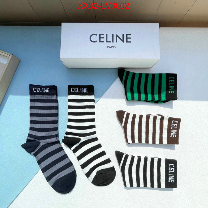 Sock-CELINE china sale ID: LV3602 $: 32USD