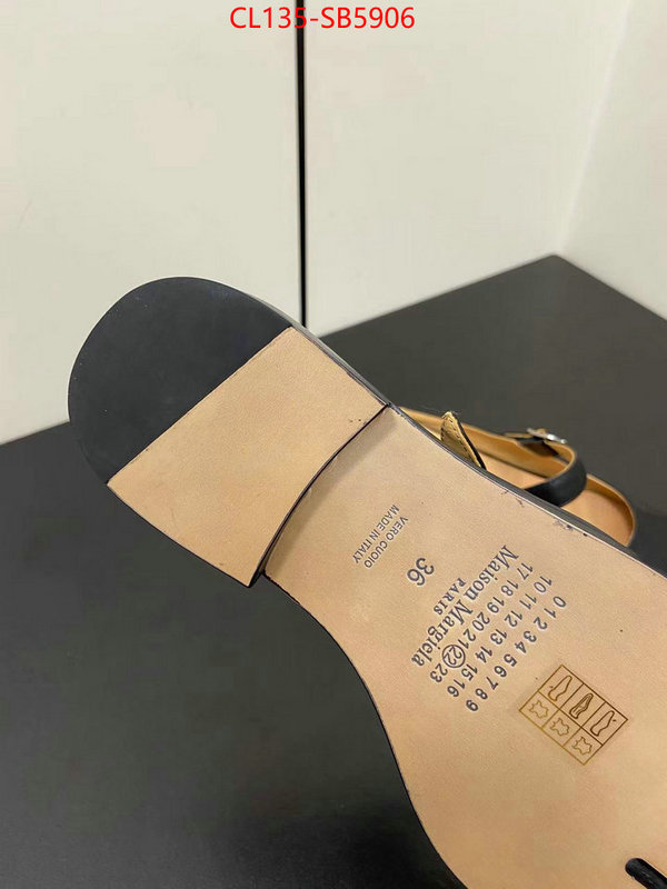 Women Shoes-Maison Margiela how to start selling replica ID: SB5906 $: 135USD