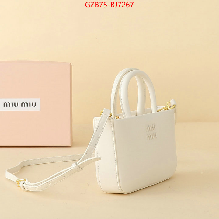 Miu Miu Bags(4A)-Handbag- perfect ID: BJ7267 $: 75USD,