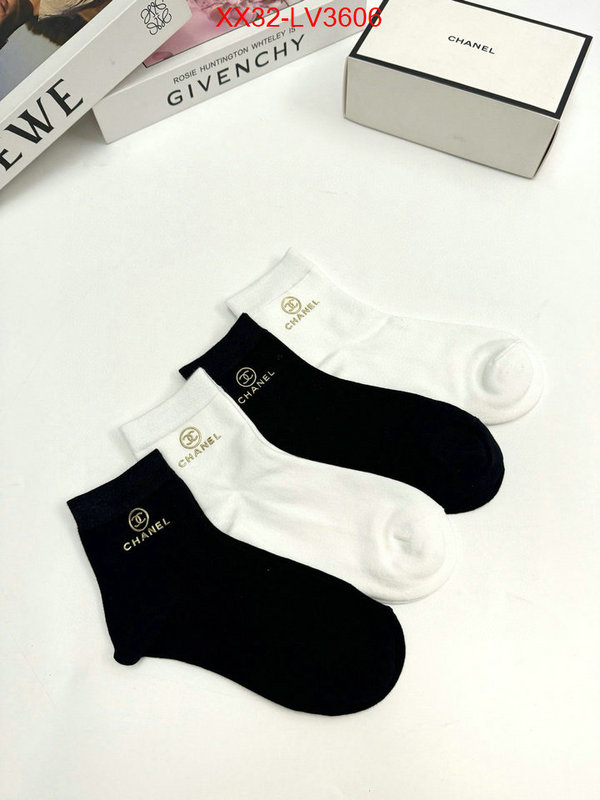 Sock-Chanel buy cheap ID: LV3606 $: 32USD