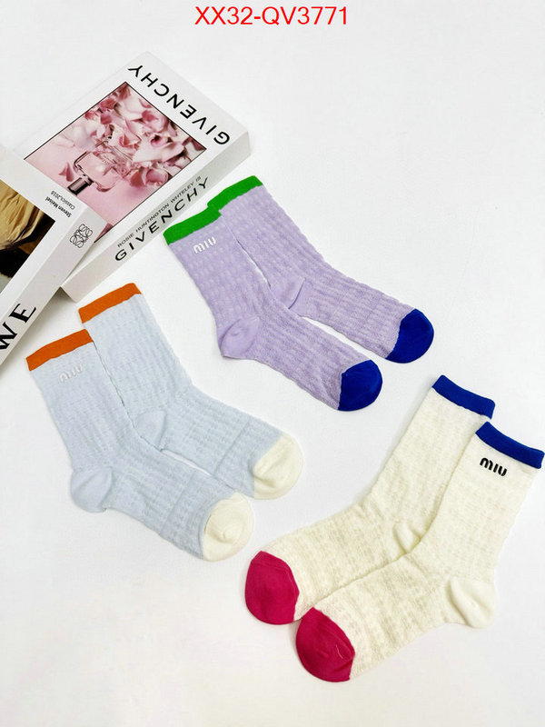 Sock-Miu Miu what is a counter quality ID: QV3771 $: 32USD