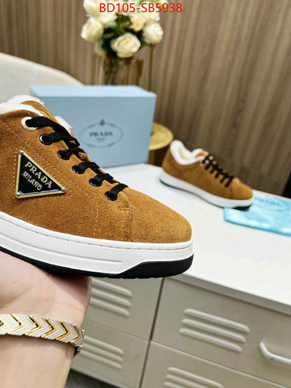 Women Shoes-Prada 2024 replica wholesale cheap sales online ID: SB5938 $: 105USD