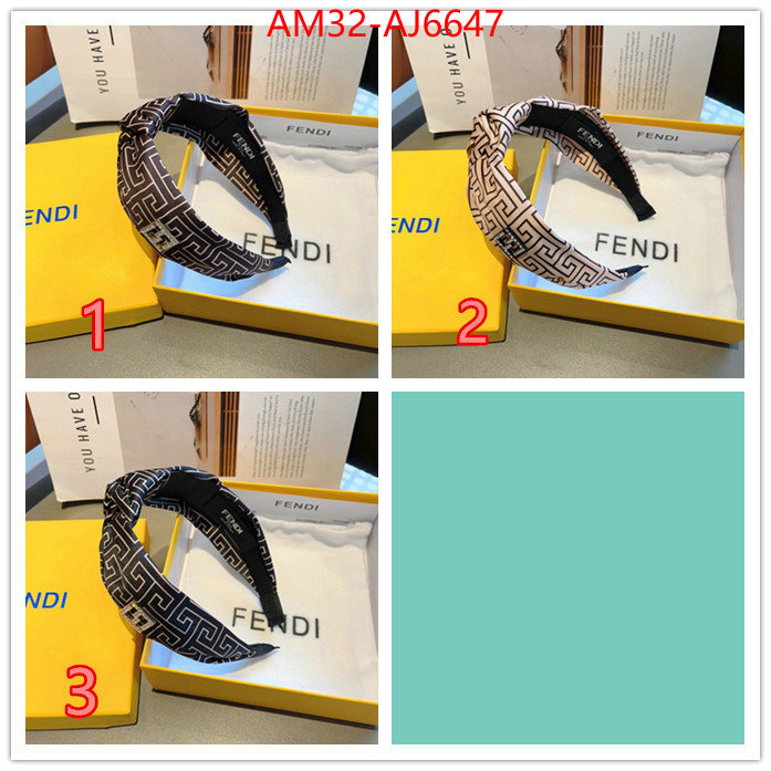 Hair band-Fendi wholesale imitation designer replicas ID: AJ6647 $: 32USD