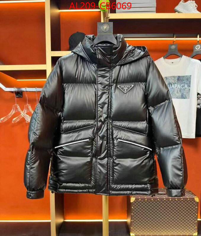 Down jacket Women-Prada replica designer ID: CB6069 $: 209USD