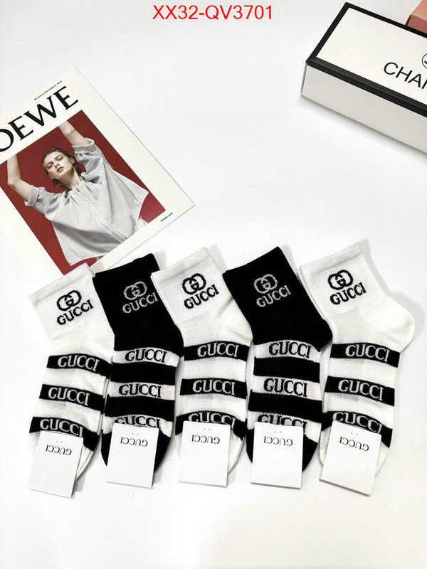 Sock-Gucci designer 7 star replica ID: QV3701 $: 32USD