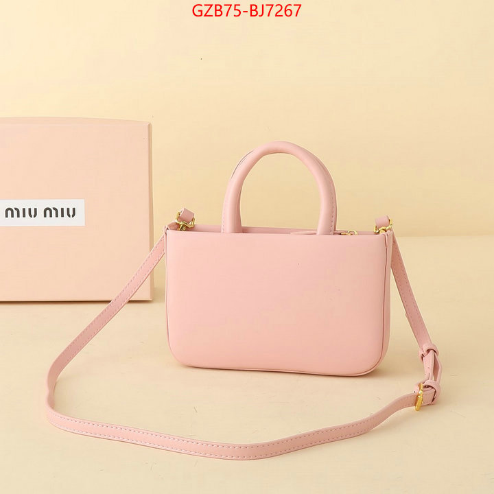 Miu Miu Bags(4A)-Handbag- perfect ID: BJ7267 $: 75USD,