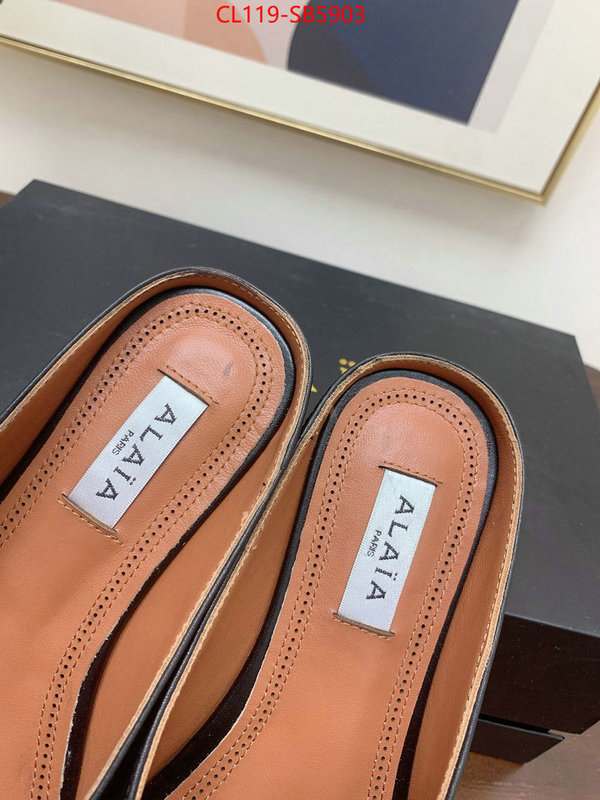 Women Shoes-ALAIA knockoff highest quality ID: SB5903 $: 119USD