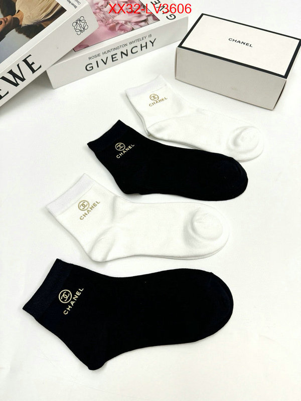 Sock-Chanel buy cheap ID: LV3606 $: 32USD