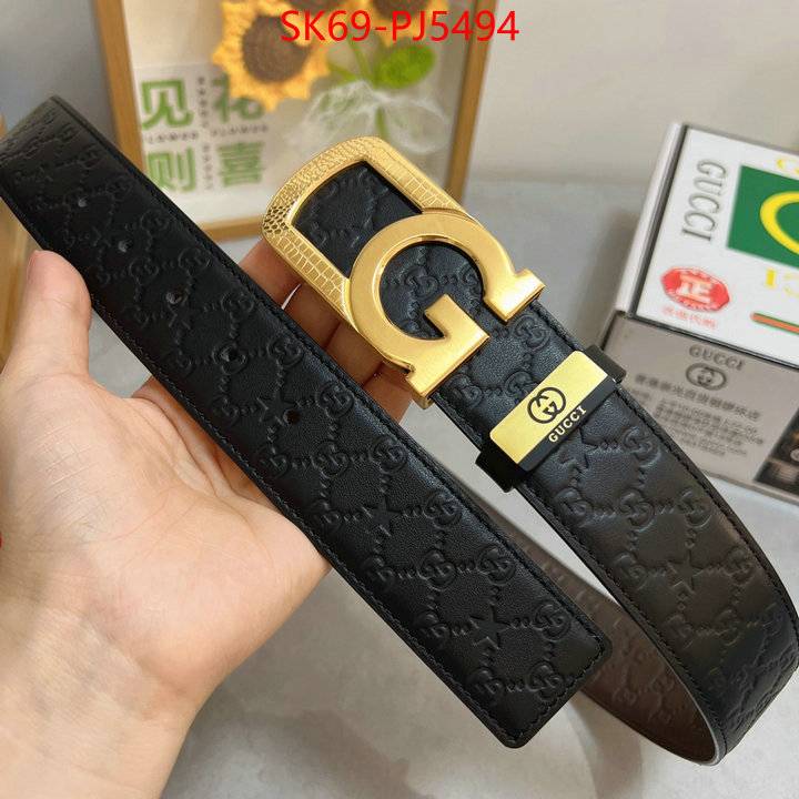 Belts-Gucci top fake designer ID: PJ5494 $: 69USD