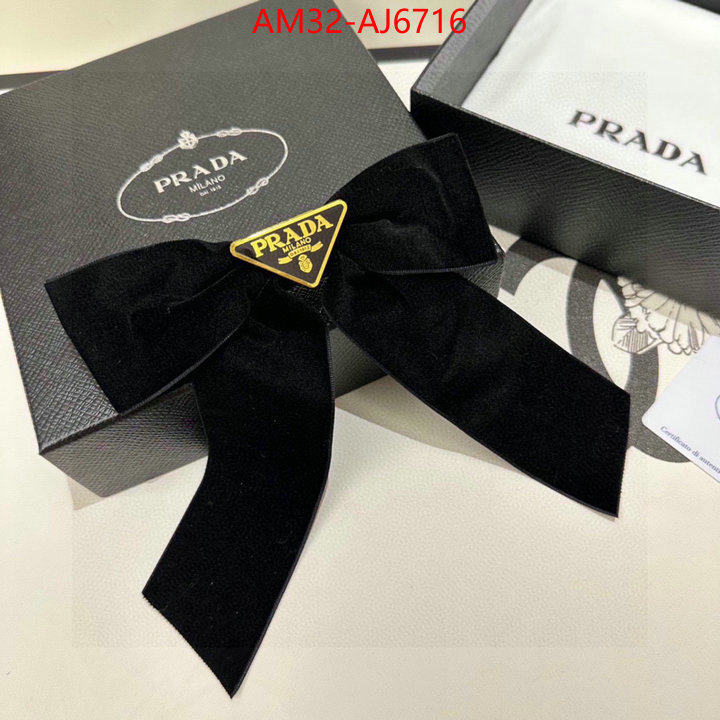 Hair band-Prada exclusive cheap ID: AJ6716 $: 32USD