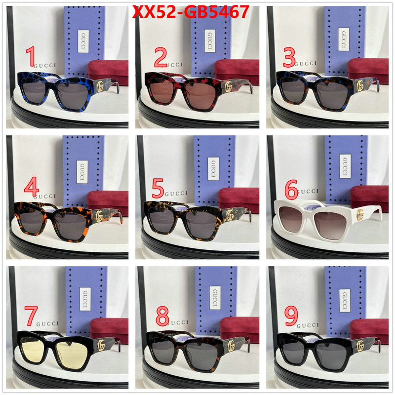 Glasses-Gucci fashion designer ID: GB5467 $: 52USD