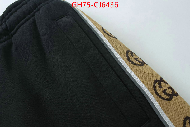 Clothing-Gucci high quality designer replica ID: CJ6436 $: 75USD