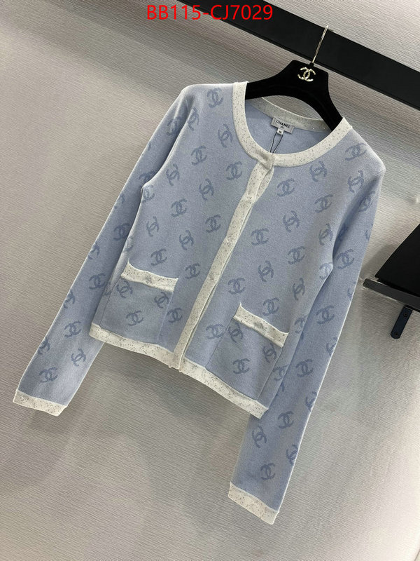 Clothing-Chanel aaaaa+ quality replica ID: CJ7029 $: 115USD