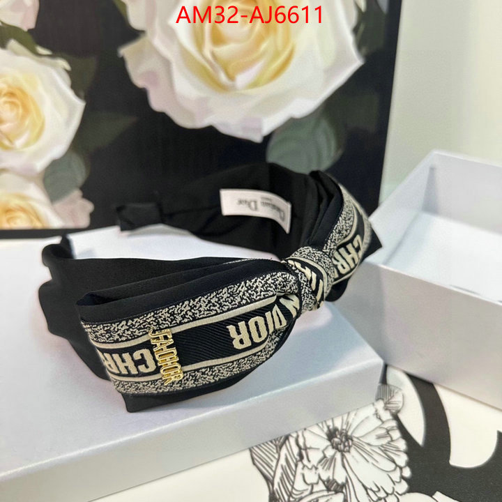 Hair band-Dior knockoff highest quality ID: AJ6611 $: 32USD