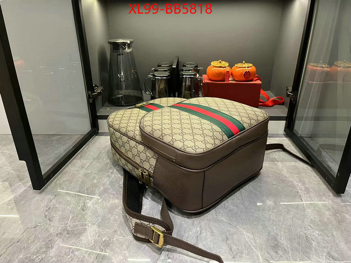 Gucci Bags(4A)-Backpack- where could you find a great quality designer ID: BB5818 $: 99USD,