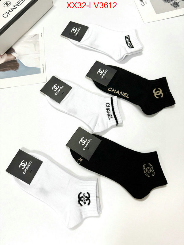 Sock-Chanel designer wholesale replica ID: LV3612 $: 32USD