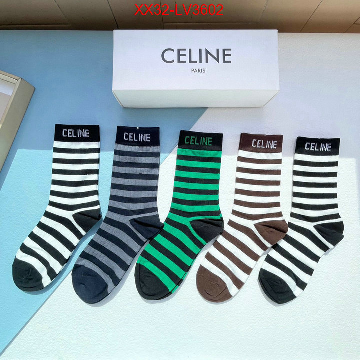 Sock-CELINE china sale ID: LV3602 $: 32USD