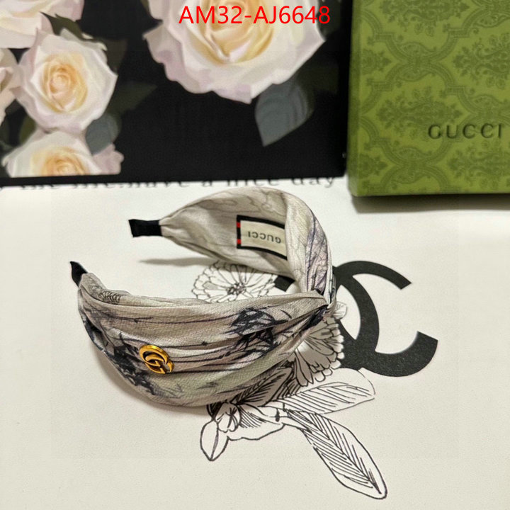 Hair band-Gucci luxury ID: AJ6648 $: 32USD