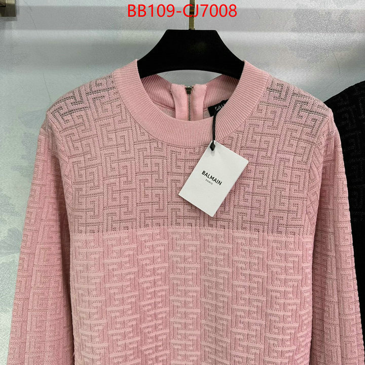 Clothing-Balmain 2024 perfect replica designer ID: CJ7008 $: 109USD