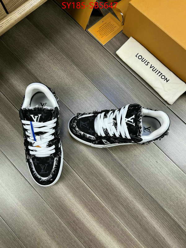 Men Shoes-LV how to start selling replica ID: SB5647 $: 185USD